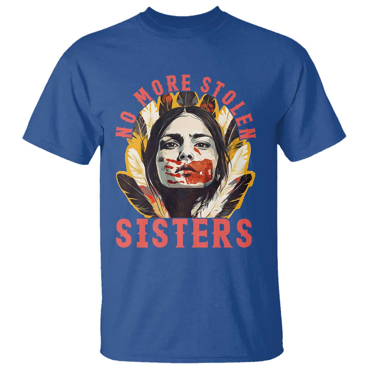 Native American Support Graphic T Shirt No More Stolen Sisters MMIW