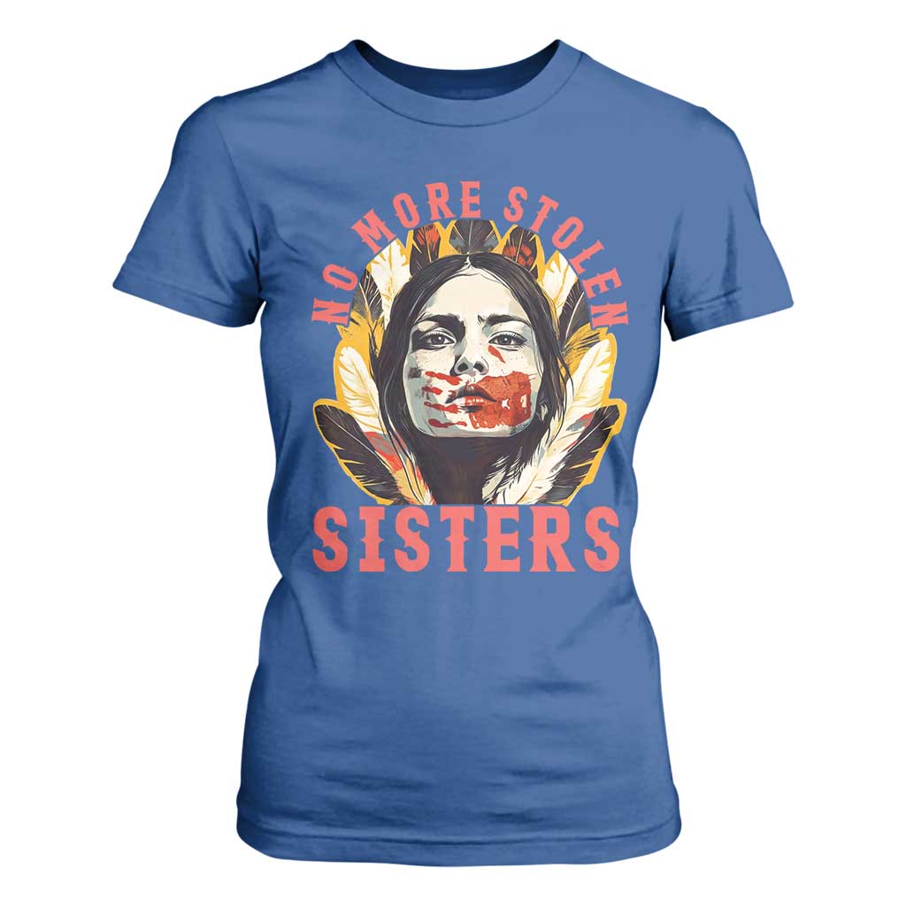Native American Support Graphic T Shirt For Women No More Stolen Sisters MMIW