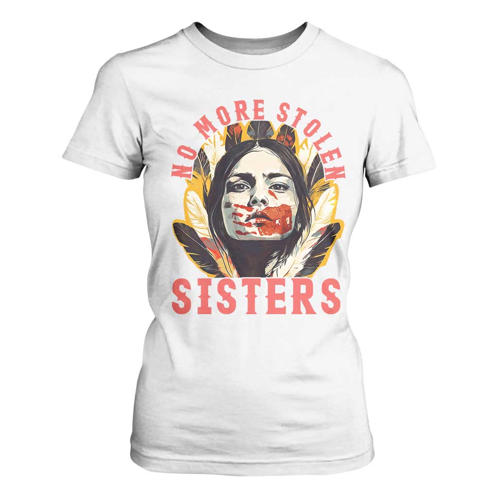 Native American Support Graphic T Shirt For Women No More Stolen Sisters MMIW