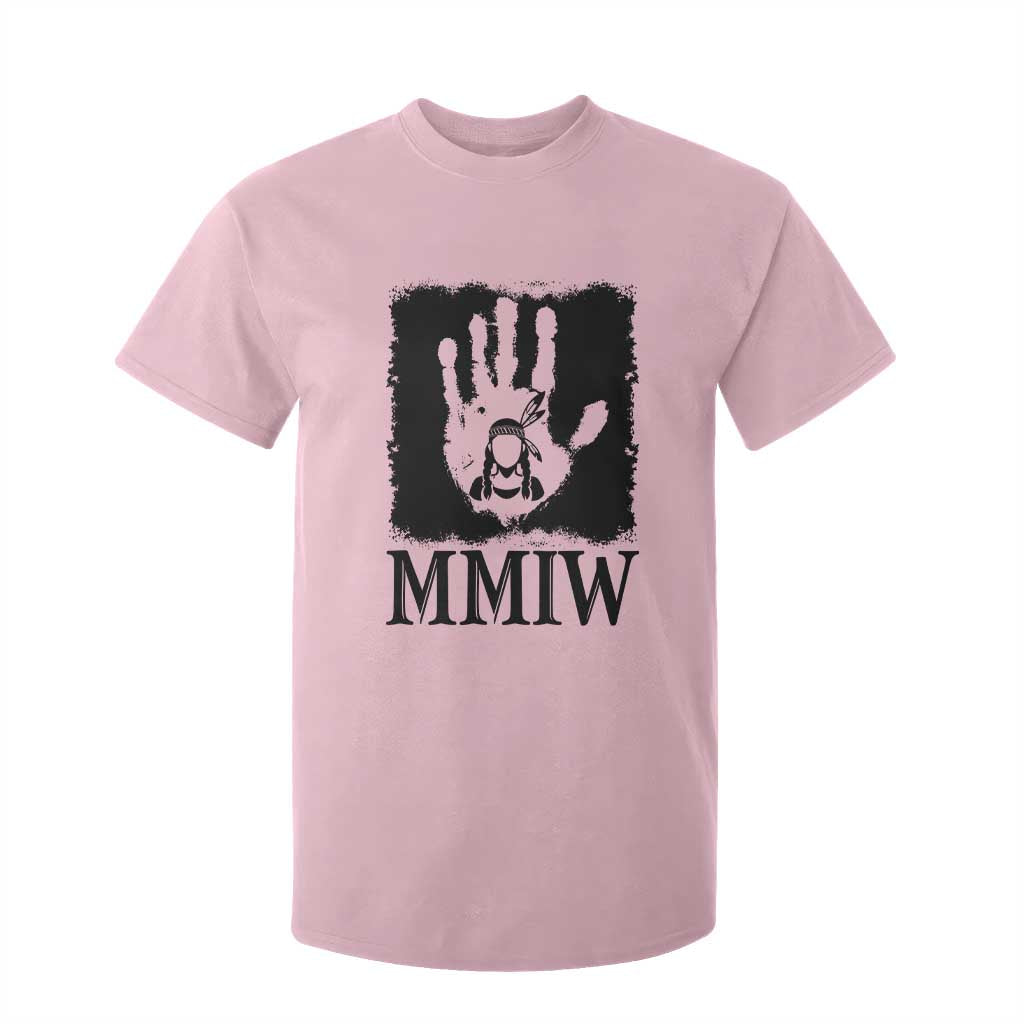 Stop MMIW T Shirt For Kid Voices For Stolen Sisters Red Handprint Graphic