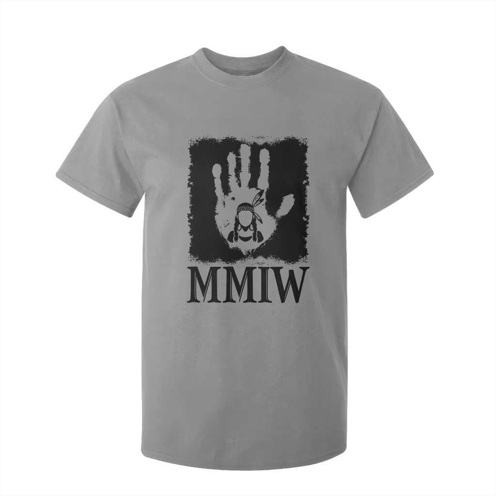 Stop MMIW T Shirt For Kid Voices For Stolen Sisters Red Handprint Graphic