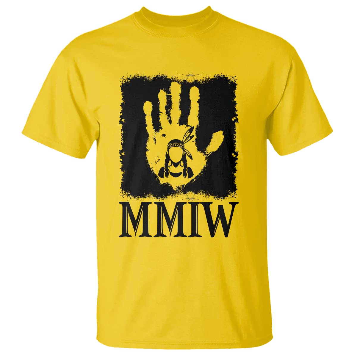 Stop MMIW T Shirt Voices For Stolen Sisters Red Handprint Graphic