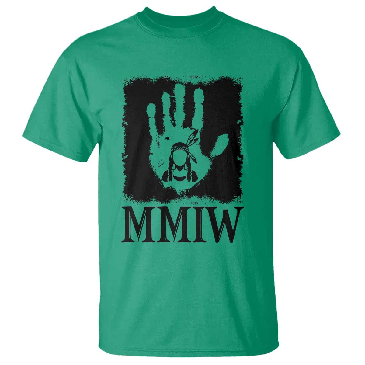 Stop MMIW T Shirt Voices For Stolen Sisters Red Handprint Graphic