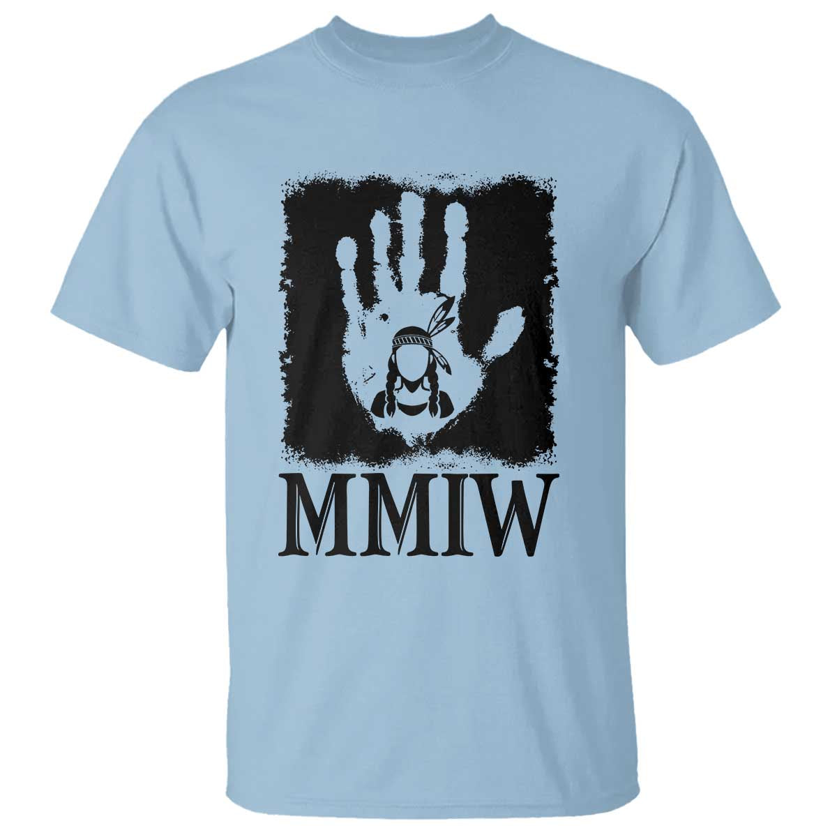 Stop MMIW T Shirt Voices For Stolen Sisters Red Handprint Graphic