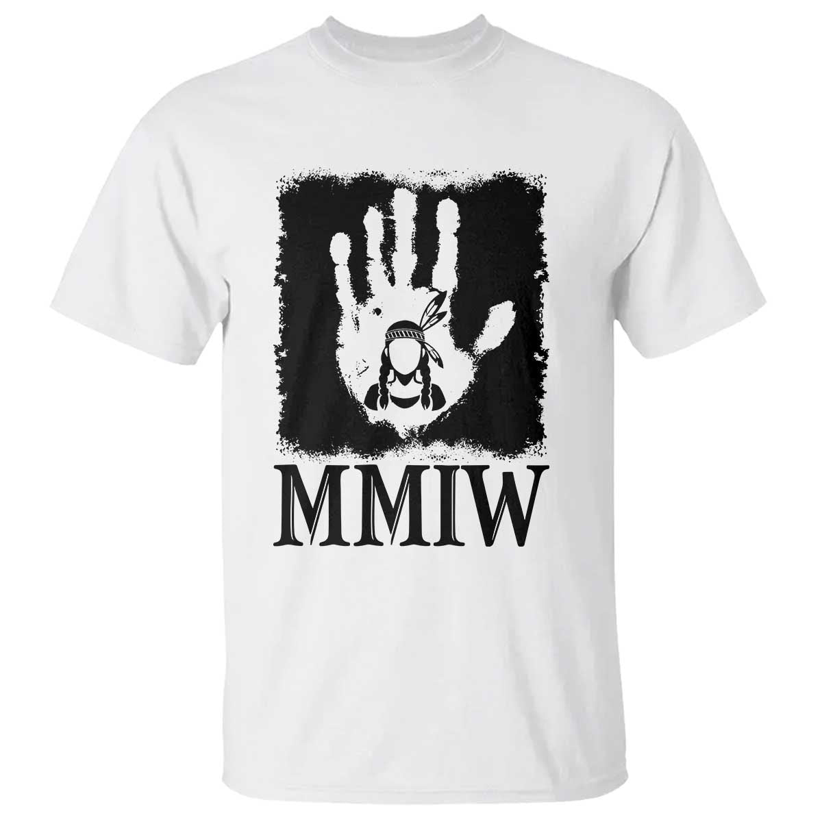 Stop MMIW T Shirt Voices For Stolen Sisters Red Handprint Graphic