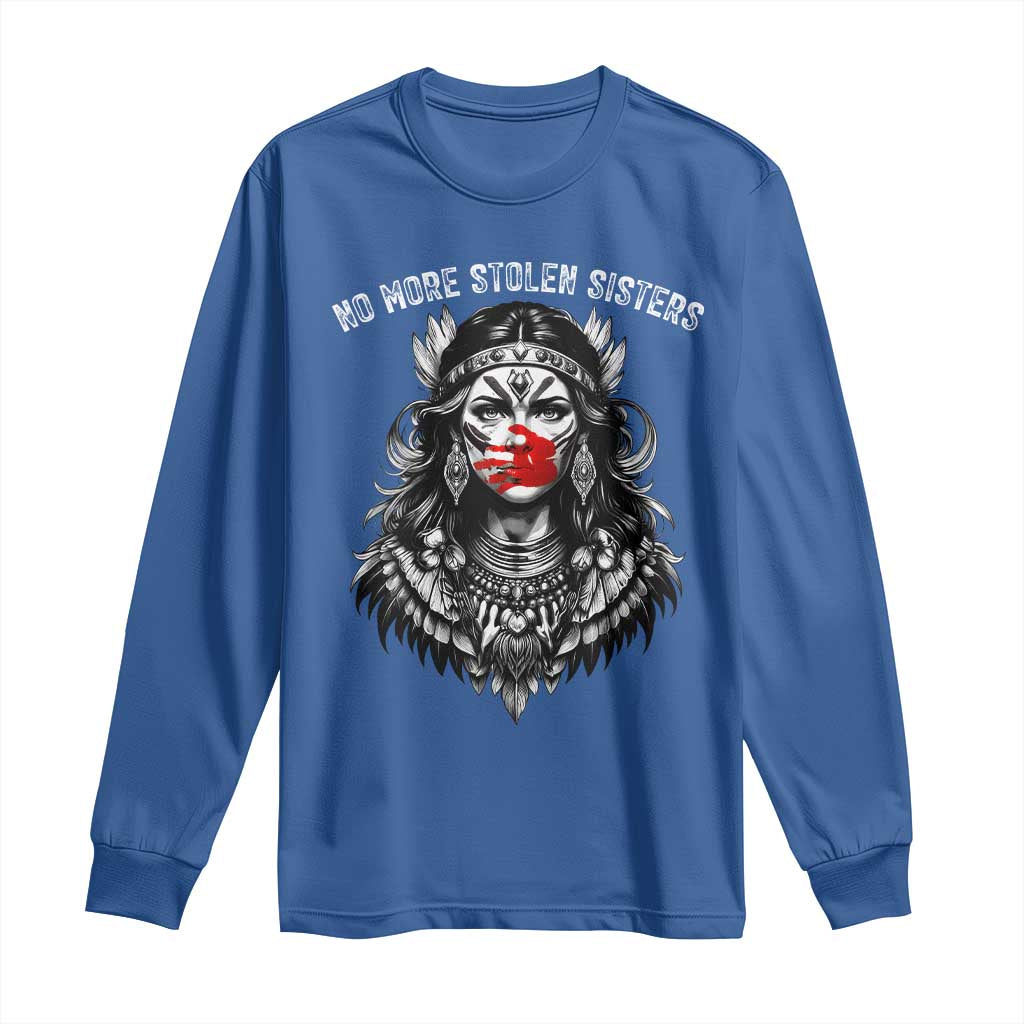 MMIW Support Graphic Long Sleeve Shirt No More Stolen Sisters