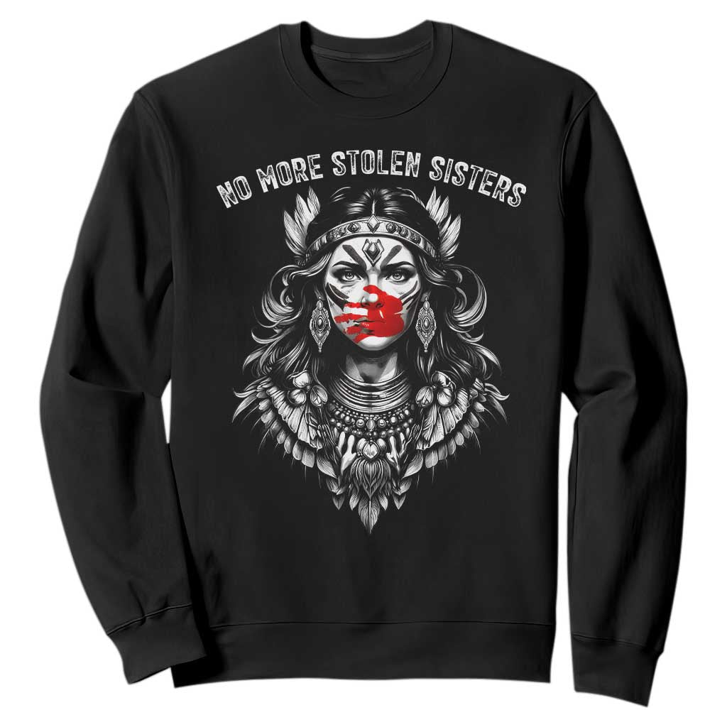 MMIW Support Graphic Sweatshirt No More Stolen Sisters