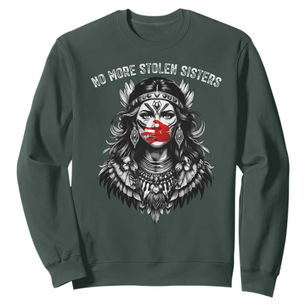 MMIW Support Graphic Sweatshirt No More Stolen Sisters