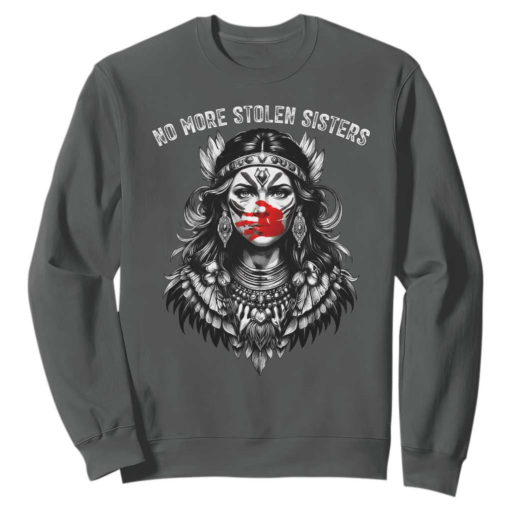MMIW Support Graphic Sweatshirt No More Stolen Sisters