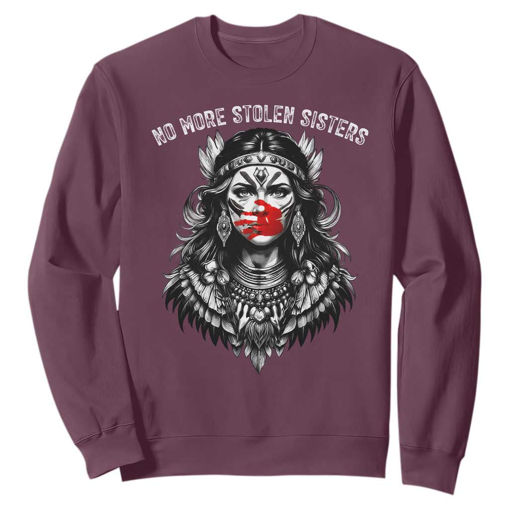 MMIW Support Graphic Sweatshirt No More Stolen Sisters