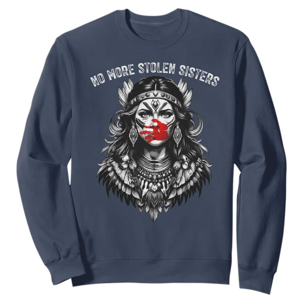 MMIW Support Graphic Sweatshirt No More Stolen Sisters