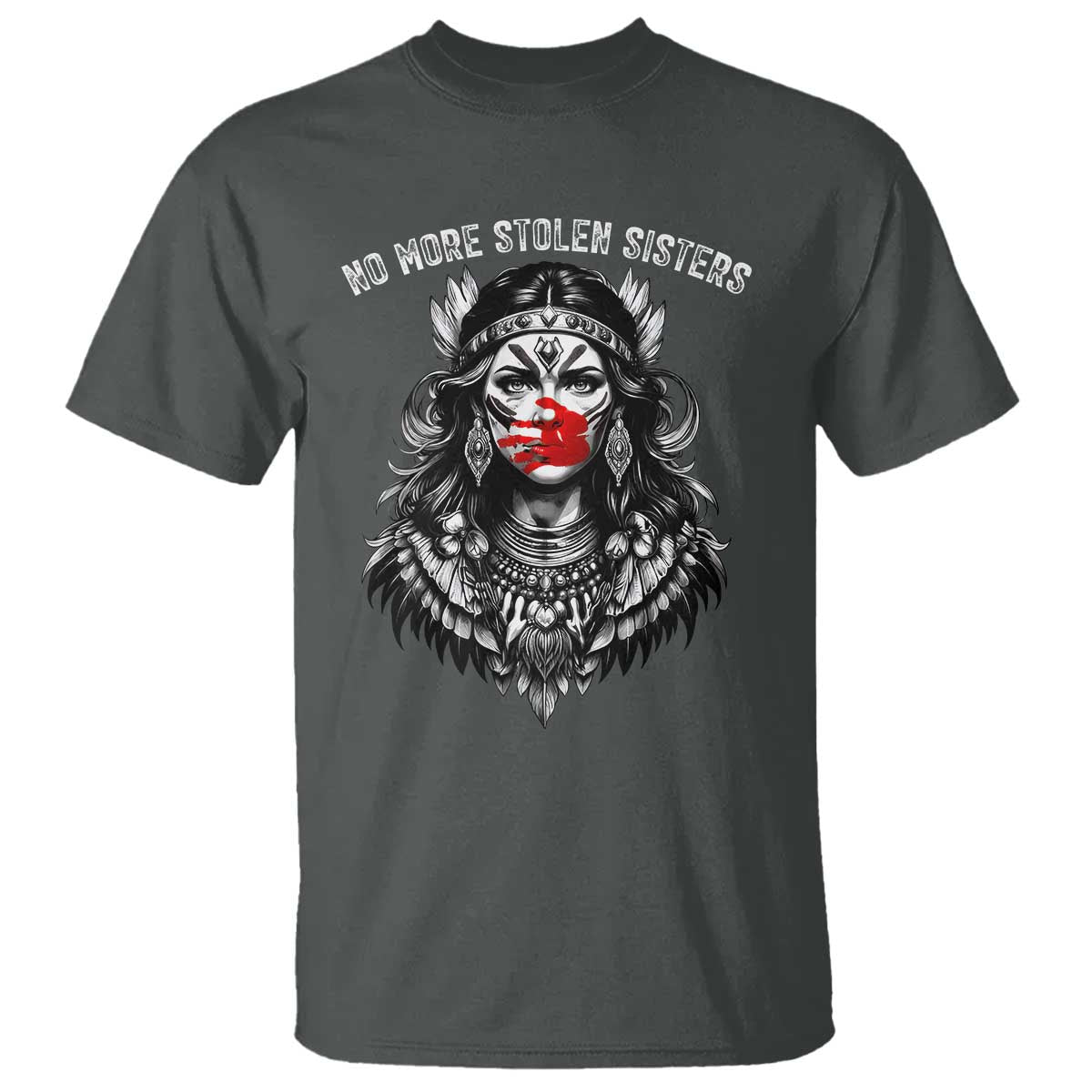 MMIW Support Graphic T Shirt No More Stolen Sisters