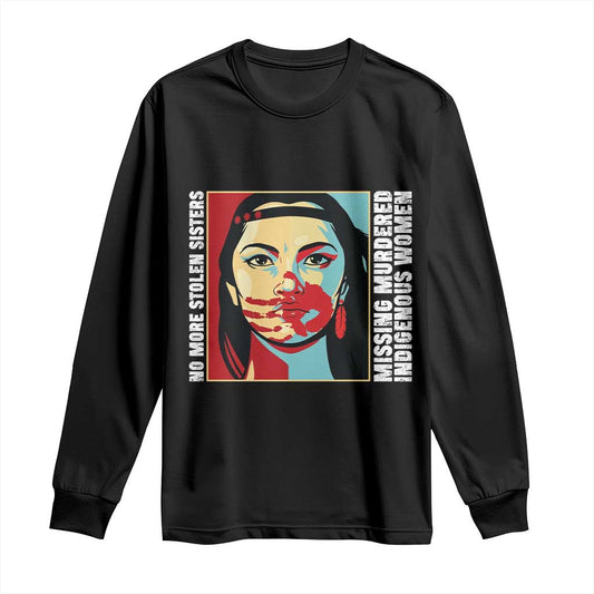MMIW Support Long Sleeve Shirt Voices For Stolen Sisters Native American