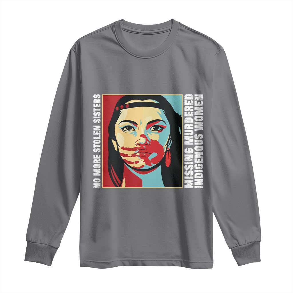MMIW Support Long Sleeve Shirt Voices For Stolen Sisters Native American