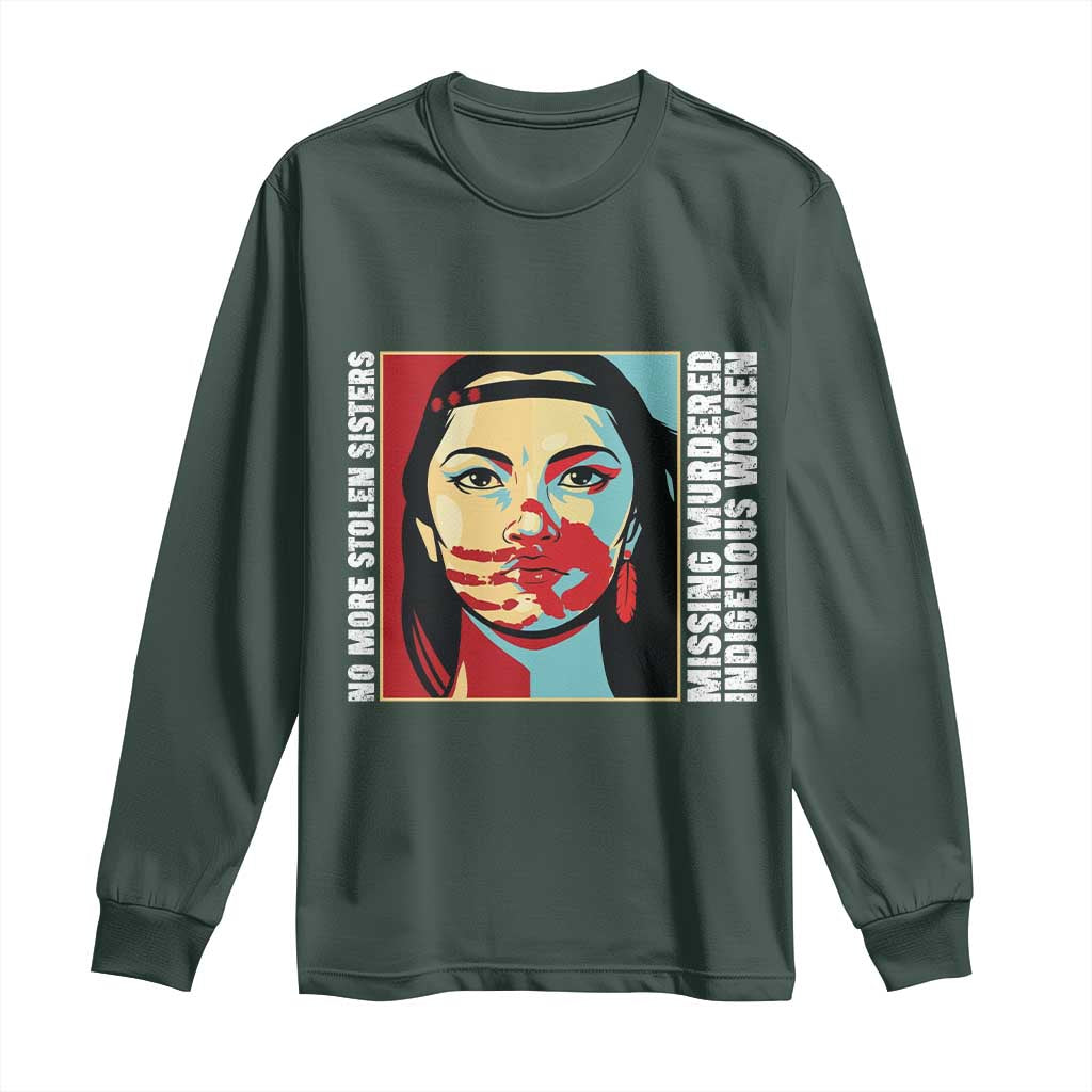MMIW Support Long Sleeve Shirt Voices For Stolen Sisters Native American