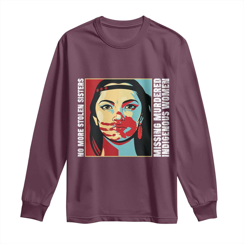 MMIW Support Long Sleeve Shirt Voices For Stolen Sisters Native American