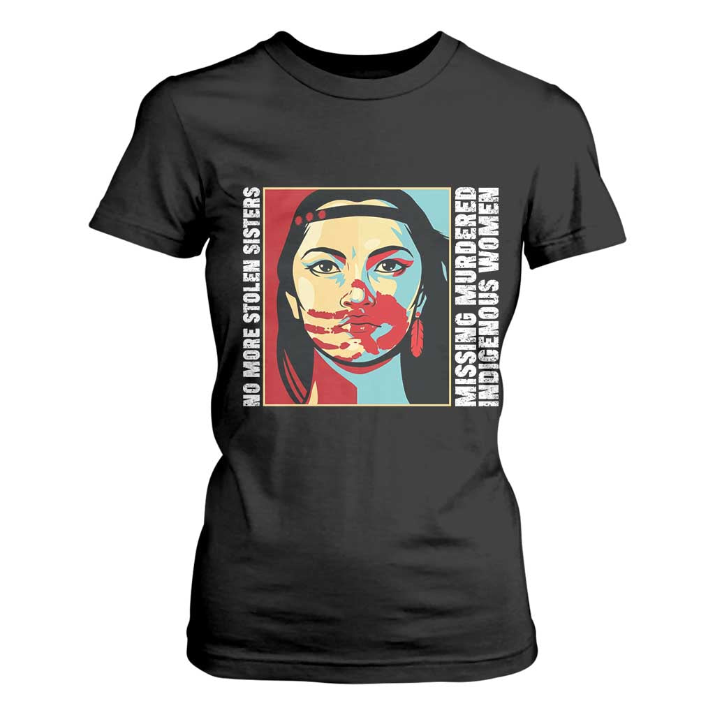 MMIW Support T Shirt For Women Voices For Stolen Sisters Native American