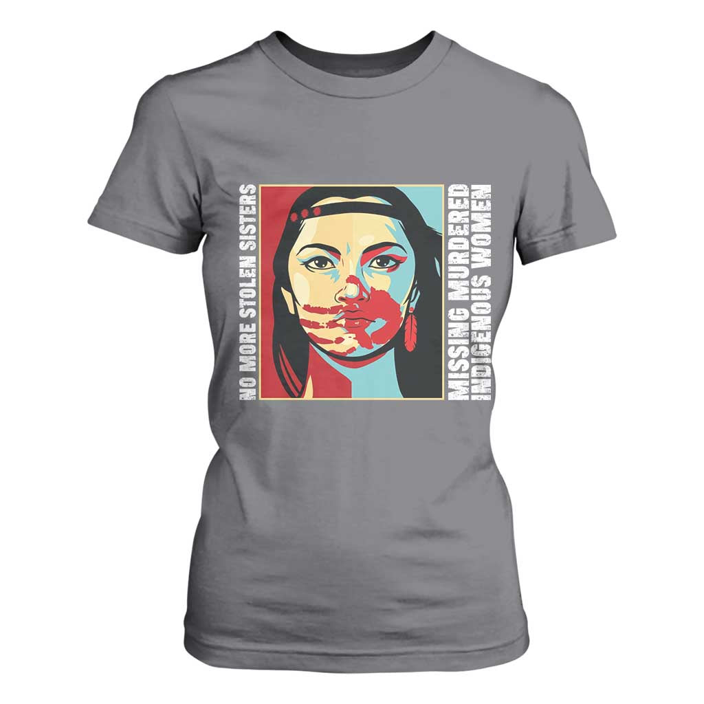 MMIW Support T Shirt For Women Voices For Stolen Sisters Native American