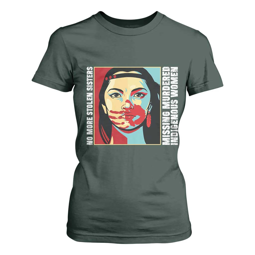 MMIW Support T Shirt For Women Voices For Stolen Sisters Native American