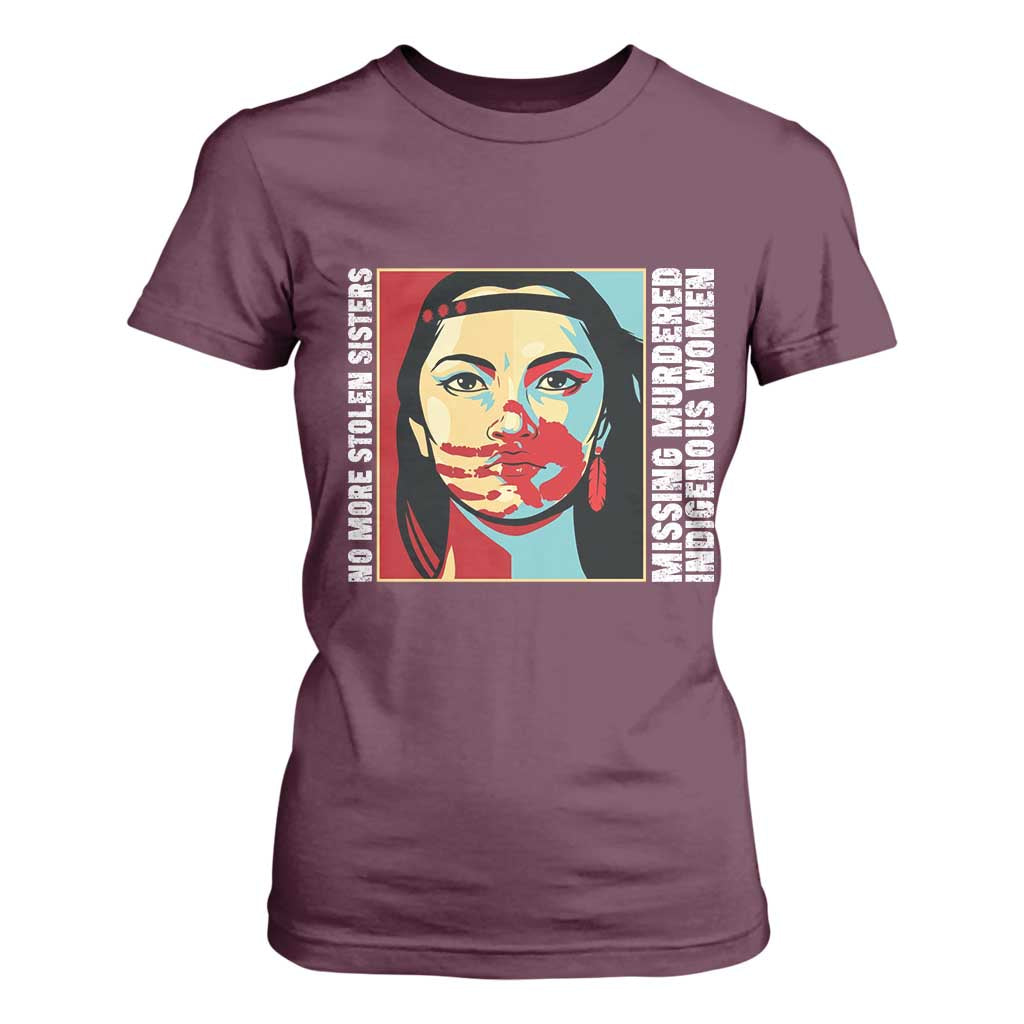 MMIW Support T Shirt For Women Voices For Stolen Sisters Native American