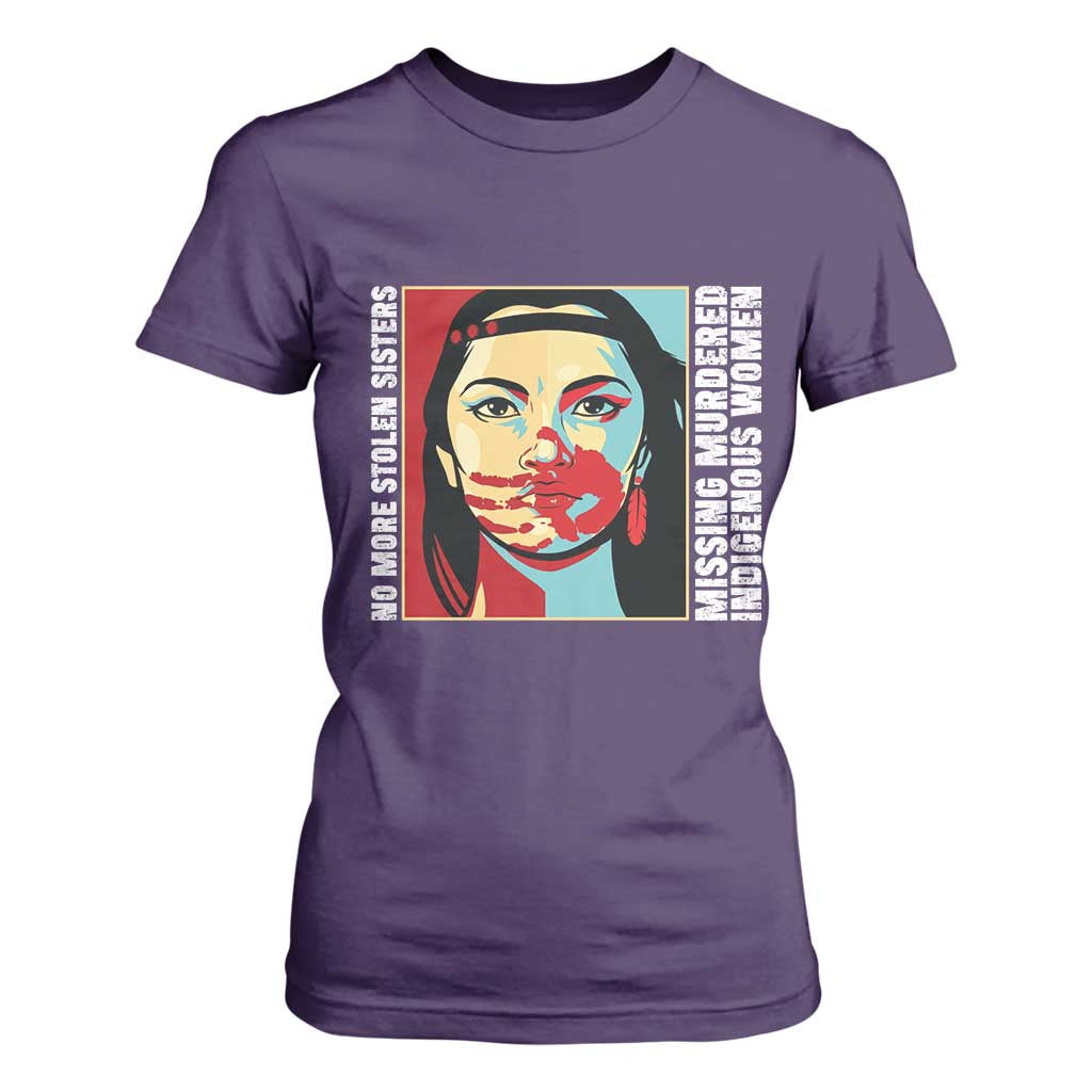 MMIW Support T Shirt For Women Voices For Stolen Sisters Native American