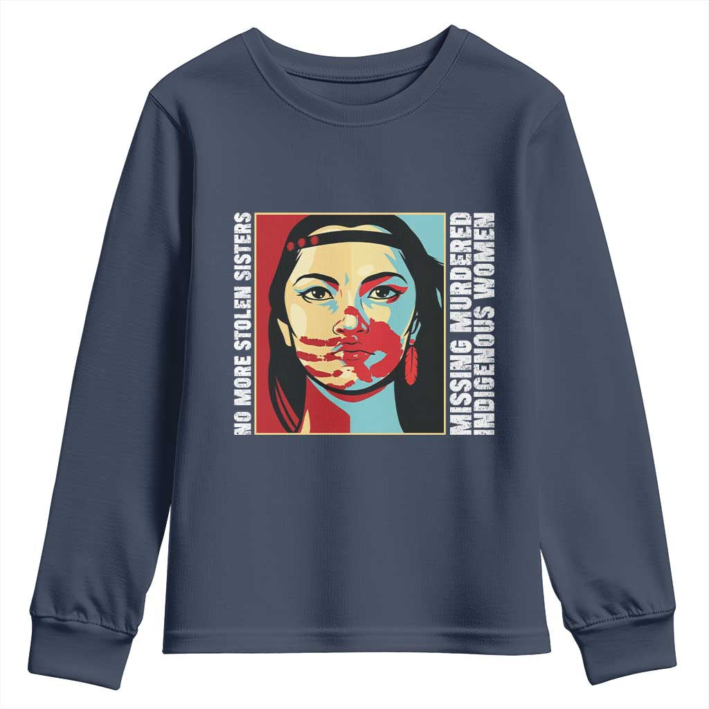 MMIW Support Youth Sweatshirt Voices For Stolen Sisters Native American