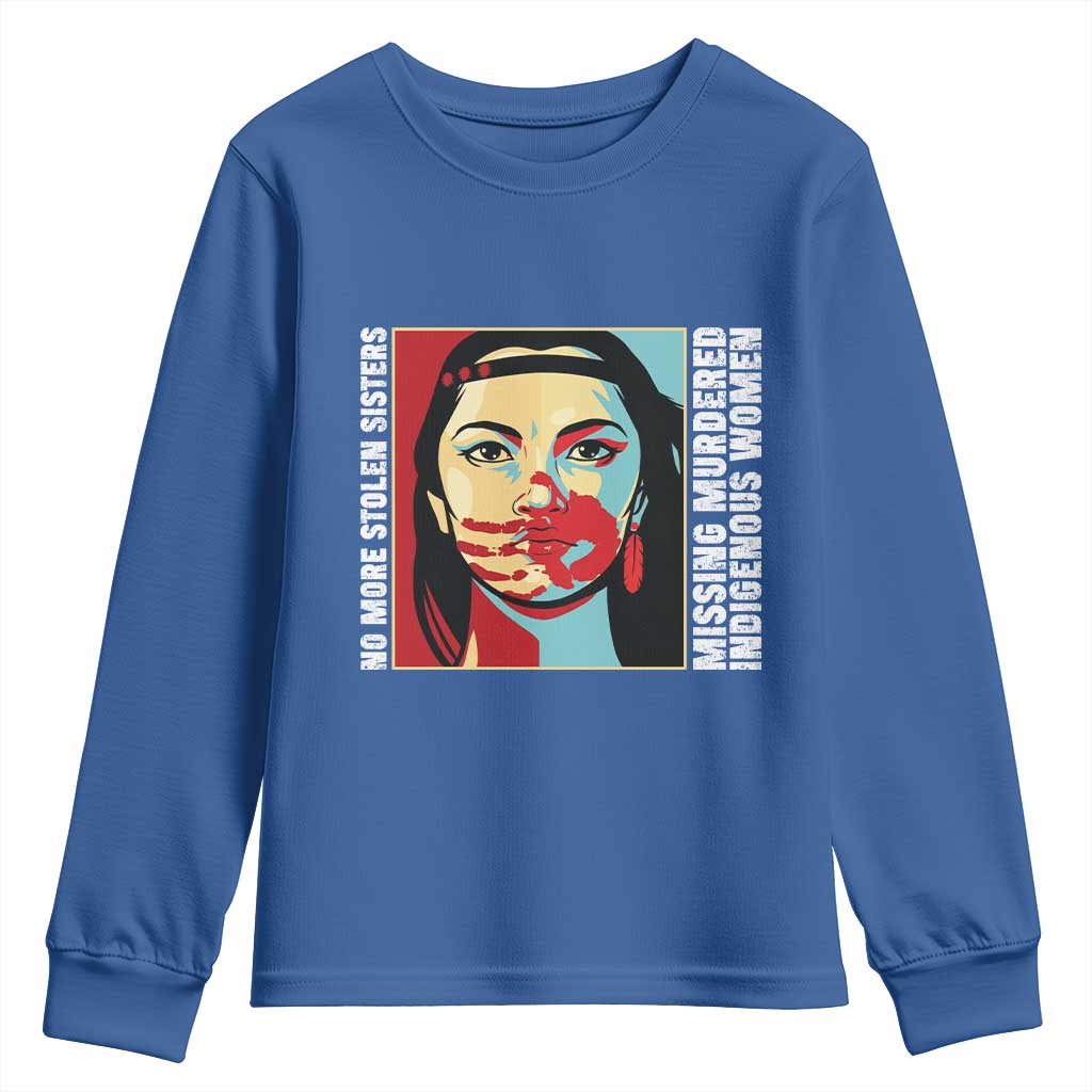 MMIW Support Youth Sweatshirt Voices For Stolen Sisters Native American