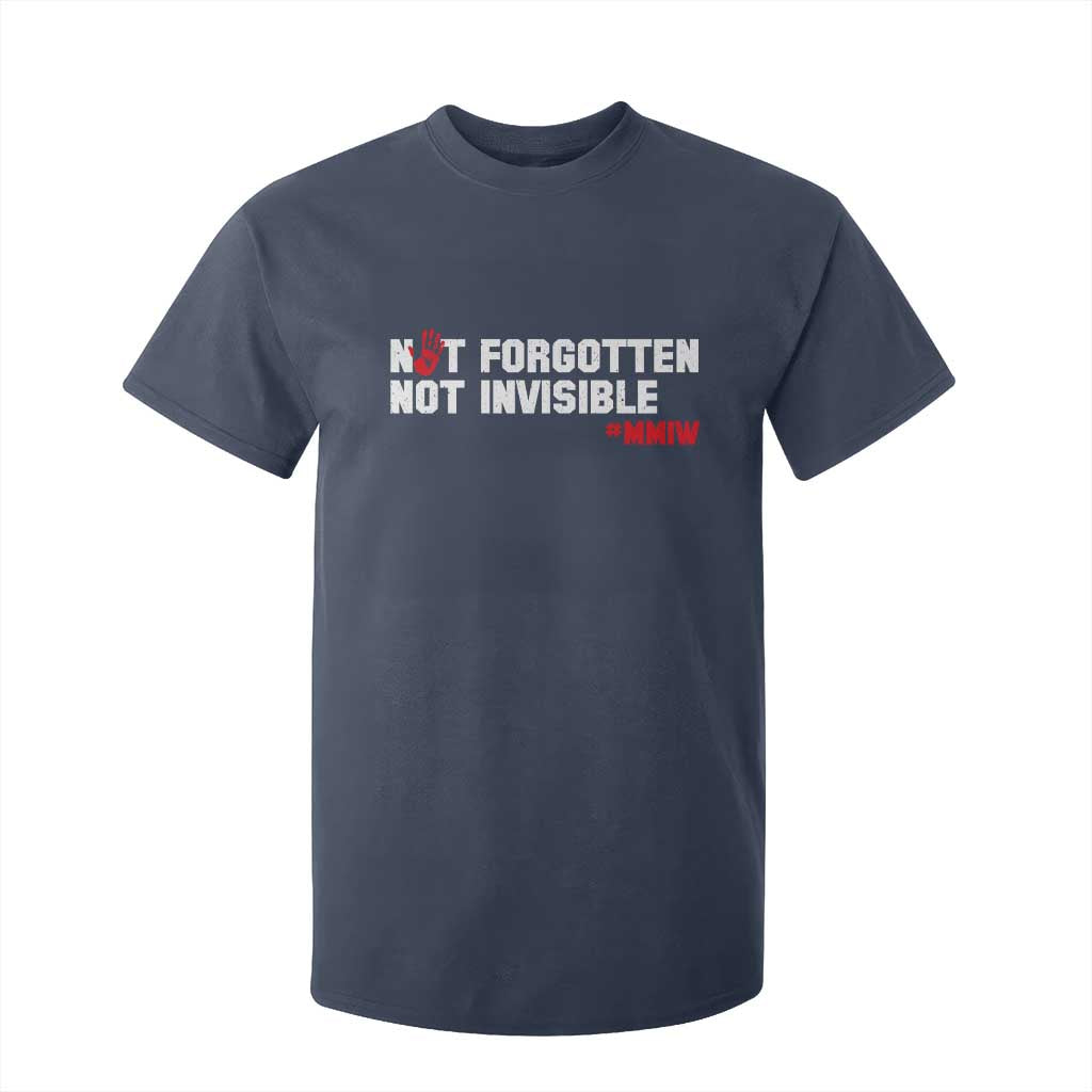 MMIW Support T Shirt For Kid Not Forgotten Not Invisible Indigenous Women