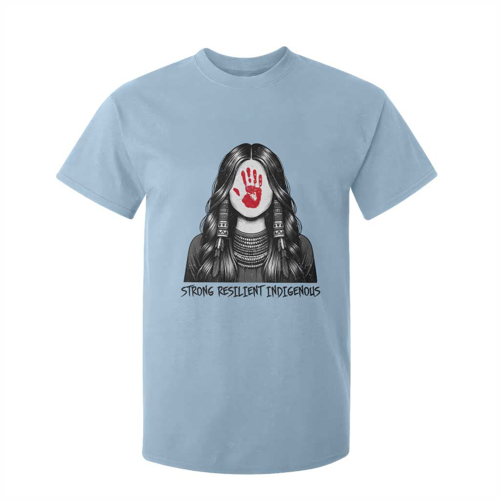 MMIW Strong Resilient Indigenous T Shirt For Kid Stand With Native Women Support