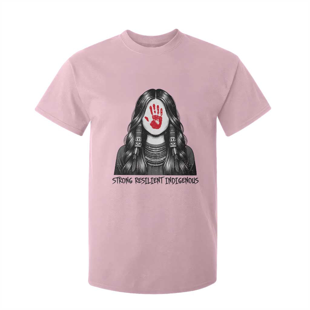MMIW Strong Resilient Indigenous T Shirt For Kid Stand With Native Women Support