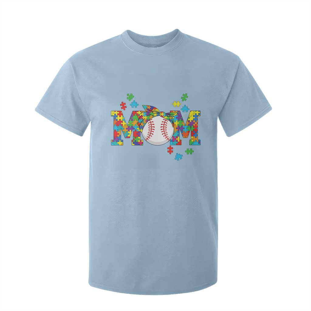 Autism Acceptance Baseball Mom T Shirt For Kid Proud Mom Inclusive Support Graphic