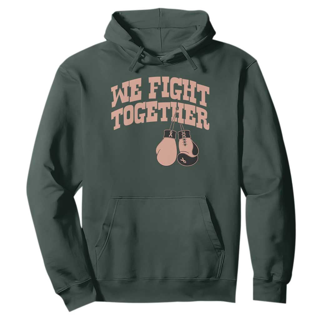 Endometrial Cancer Warrior Hoodie We Fight Together Boxing Gift