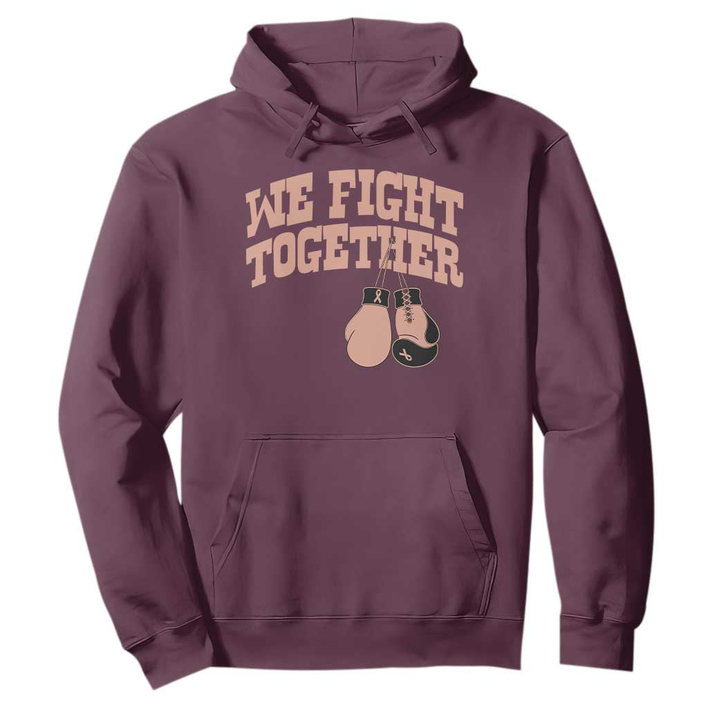 Endometrial Cancer Warrior Hoodie We Fight Together Boxing Gift