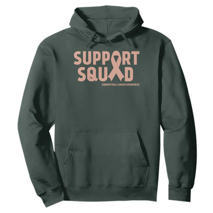 Endometrial Cancer Hoodie Support Squad Warrior Gift