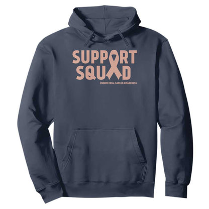 Endometrial Cancer Hoodie Support Squad Warrior Gift