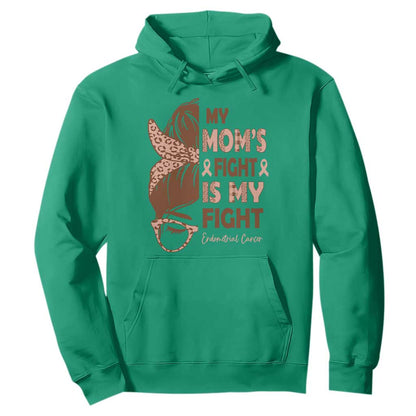 Endometrial Cancer Support Hoodie My Moms Fight My Fight
