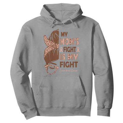 Endometrial Cancer Support Hoodie My Moms Fight My Fight