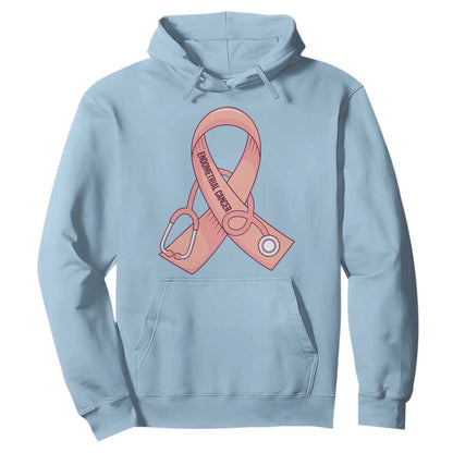 Endometrial Cancer Healthcare Warrior Hoodie Peach Stethoscope Nurse