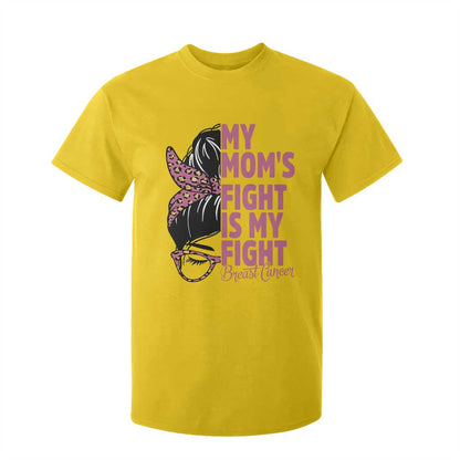 Breast Cancer Support T Shirt For Kid My Moms Fight My Fight
