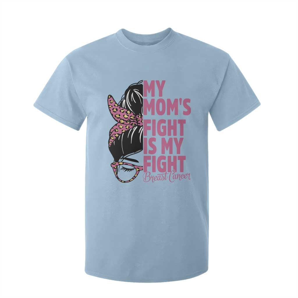 Breast Cancer Support T Shirt For Kid My Moms Fight My Fight