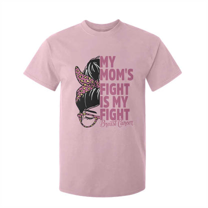Breast Cancer Support T Shirt For Kid My Moms Fight My Fight