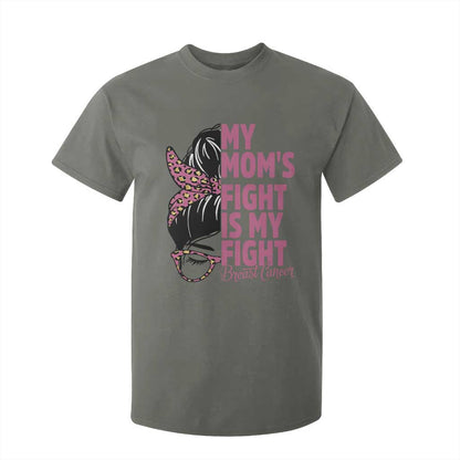 Breast Cancer Support T Shirt For Kid My Moms Fight My Fight