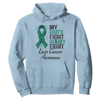 Liver Cancer Support Warrior Gift Hoodie My Dad Fight My Fight