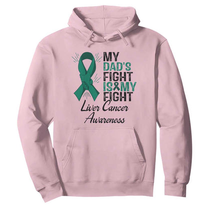 Liver Cancer Support Warrior Gift Hoodie My Dad Fight My Fight