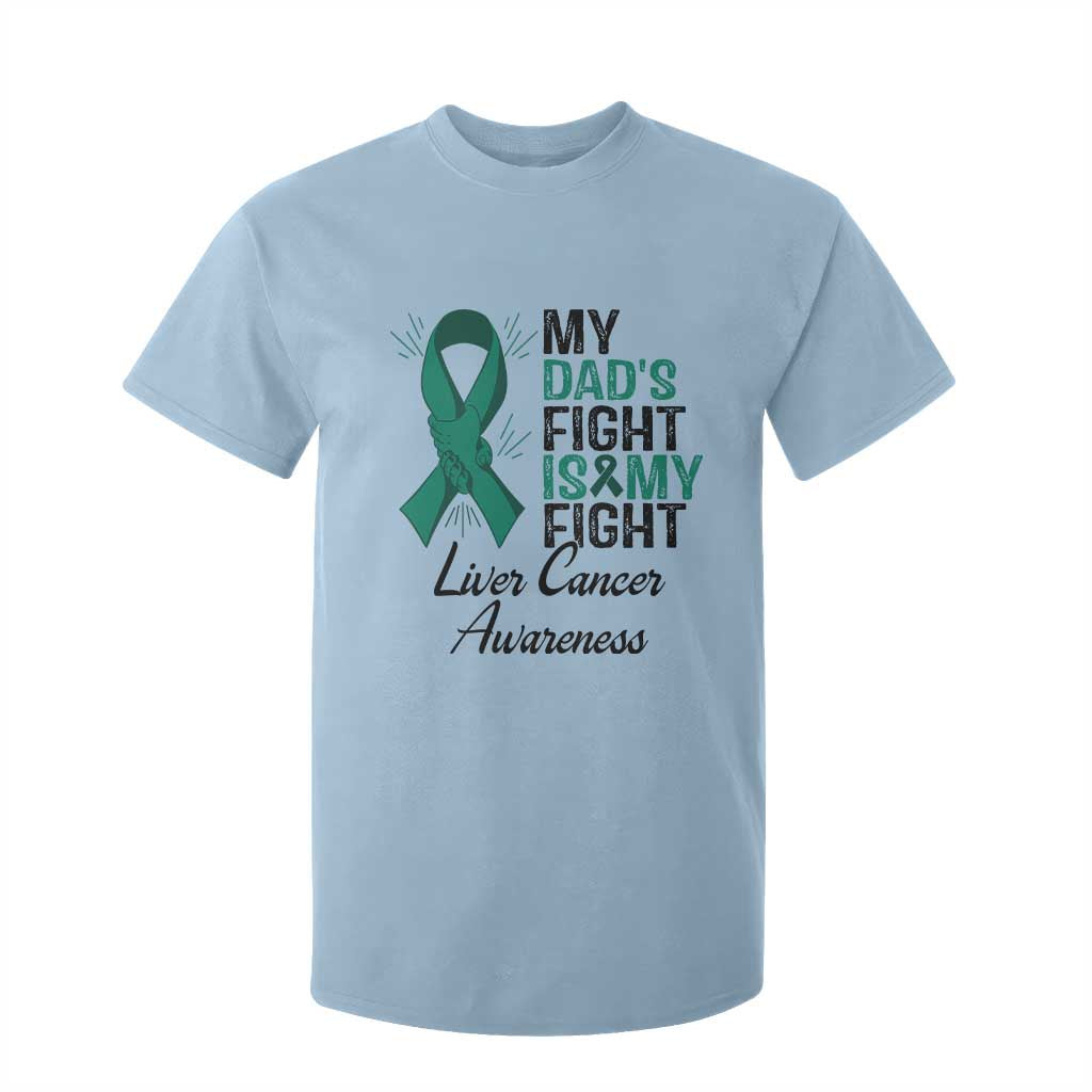 Liver Cancer Support Warrior Gift T Shirt For Kid My Dad Fight My Fight
