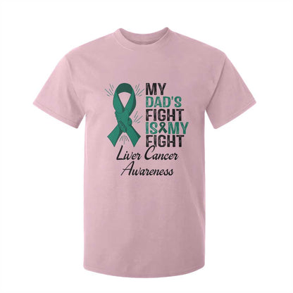 Liver Cancer Support Warrior Gift T Shirt For Kid My Dad Fight My Fight