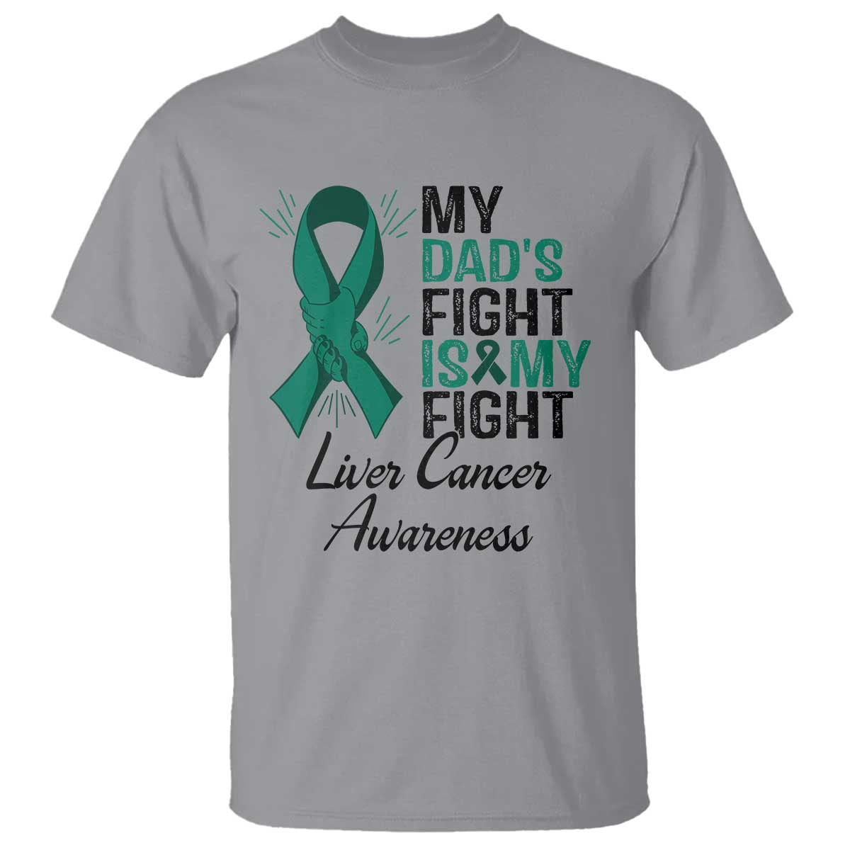Liver Cancer Support Warrior Gift T Shirt My Dad Fight My Fight