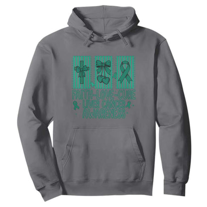 Faith Love And Cure Liver Cancer Hoodie Hope Survivor Support