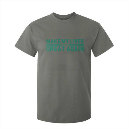 Make My Liver Great Again T Shirt For Kid Liver Cancer Support Gift
