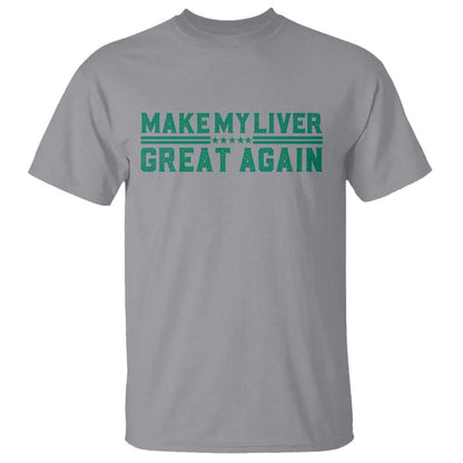 Make My Liver Great Again T Shirt Liver Cancer Support Gift